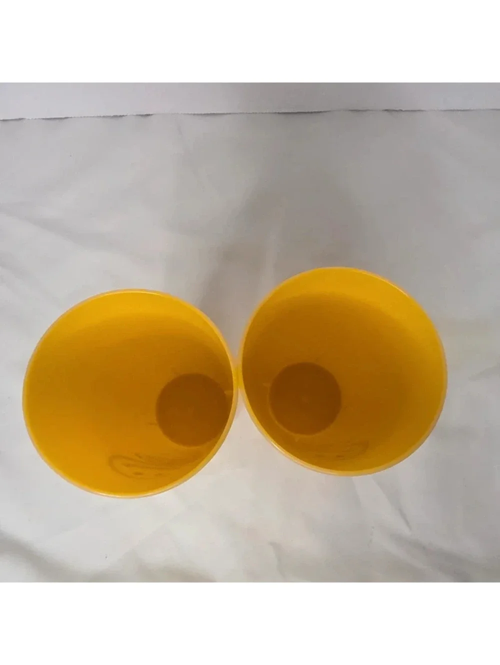 Vintage Have A Happy Day Smiley Face Plastic Tumblers Set of 2 Retro 1970s Rare